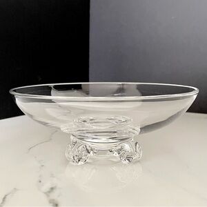 8" Scroll Footed Bowl by Steuben